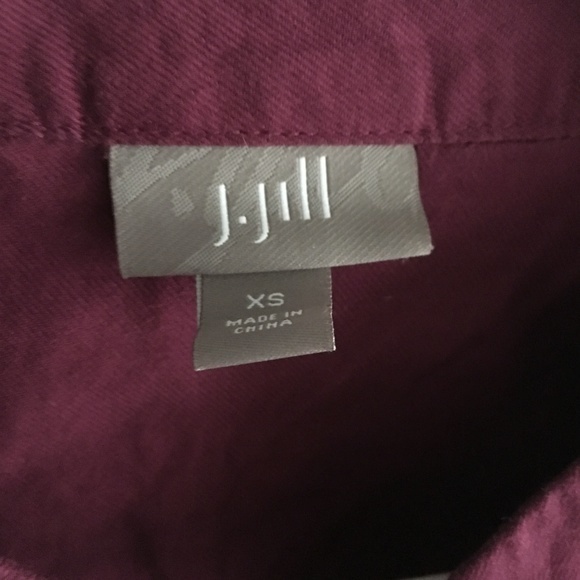 J.Jill Long Sleeve Button Down‎ Shirt Marve - Picture 2 of 4
